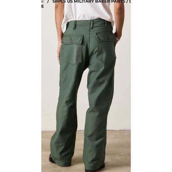 NSF / SRPLS US MILITARY BAKER PANTS in DARK OLIVE NWT Size 24 - Picture 3 of 9